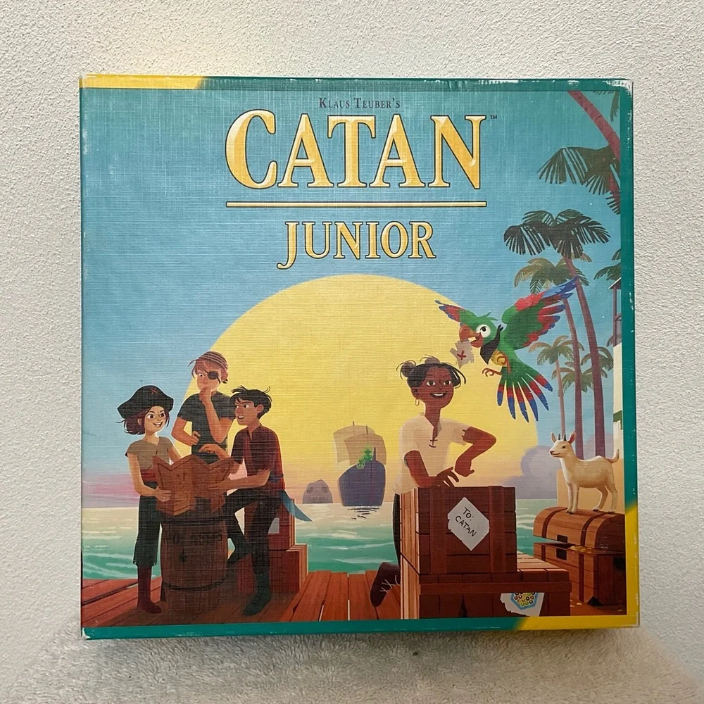 Catan Junior Klaus Teuber Complete Board Game 2018 Fledging Swashbucklers 6+